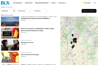 Events view